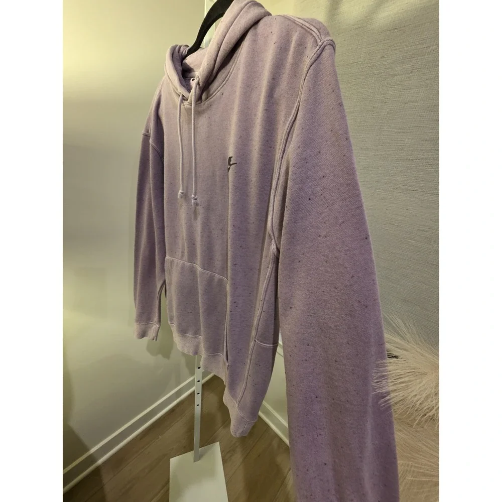 NIKE Sportswear Move To Zero Heathered Purple Hoodie‎ DA0680-596 Men's Size L